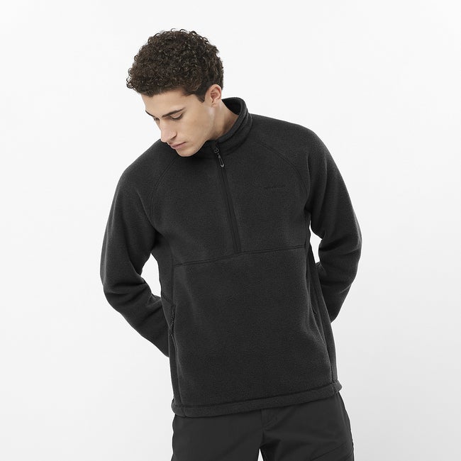 salomon CHROMA Couche intermédiaire pour homme avec demi-zip