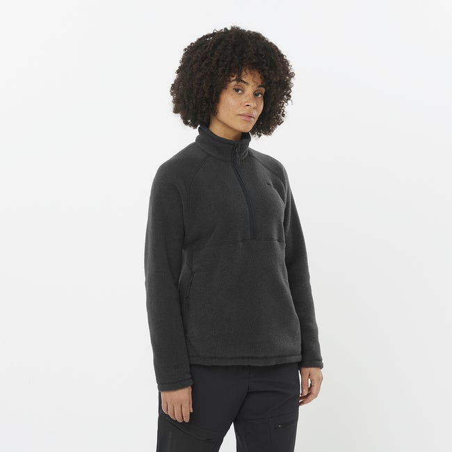 salomon CHROMA Couche intermédiaire avec demi-zip pour femme