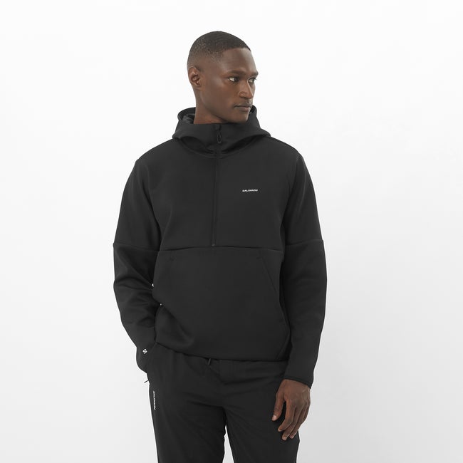 salomon SHAKEout Couche intermédiaire pour homme avec demi-zip
