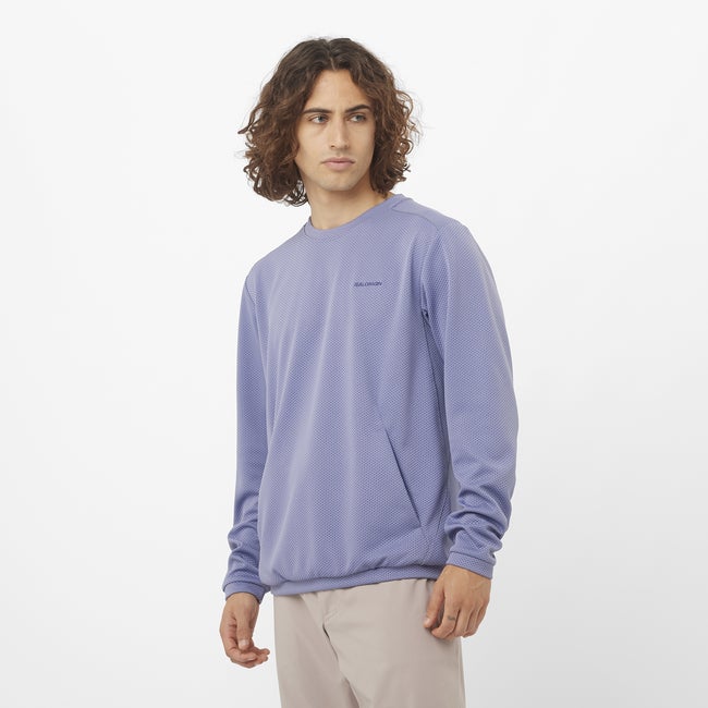 salomon MOTOMESH Pull-over à col rond pour homme
