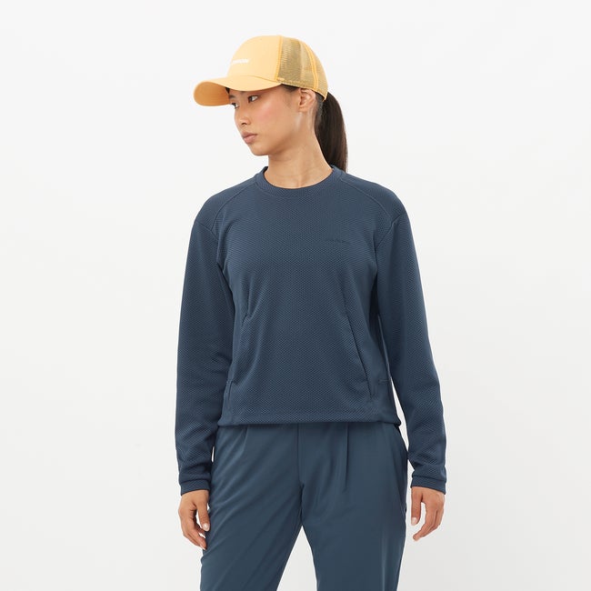 salomon MOTOMESH Pull-over à col rond pour femme