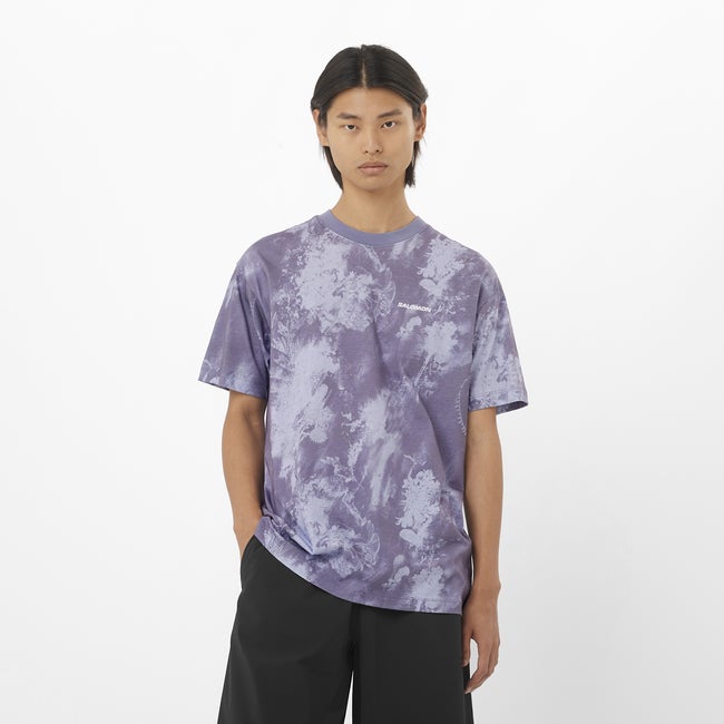 salomon CANOPY PRINT T-shirt à manches courtes pour homme