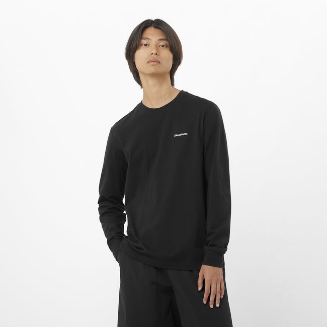 salomon CHEST LOGO T-shirt à manches longues pour homme