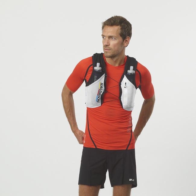 Adv Skin 5 Race Flag Gilet da running unisex con flask inclusi